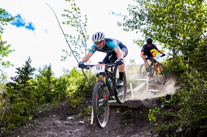 Elite Canmore mountain biker