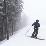 Skiing in Rain